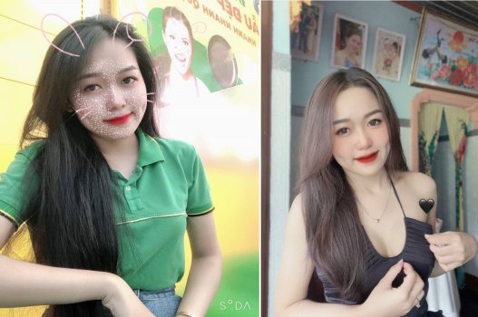 Em nhân viên của Bách Hóa Xanh khoe vú to trong đoạn phim đồi trụy