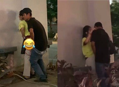 Không chịu được nứng nên đụ ngoài đường